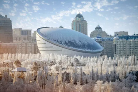 Astana, Kazakhstan. Library of the first president of the republic of Kazakhstan, author @Kostya